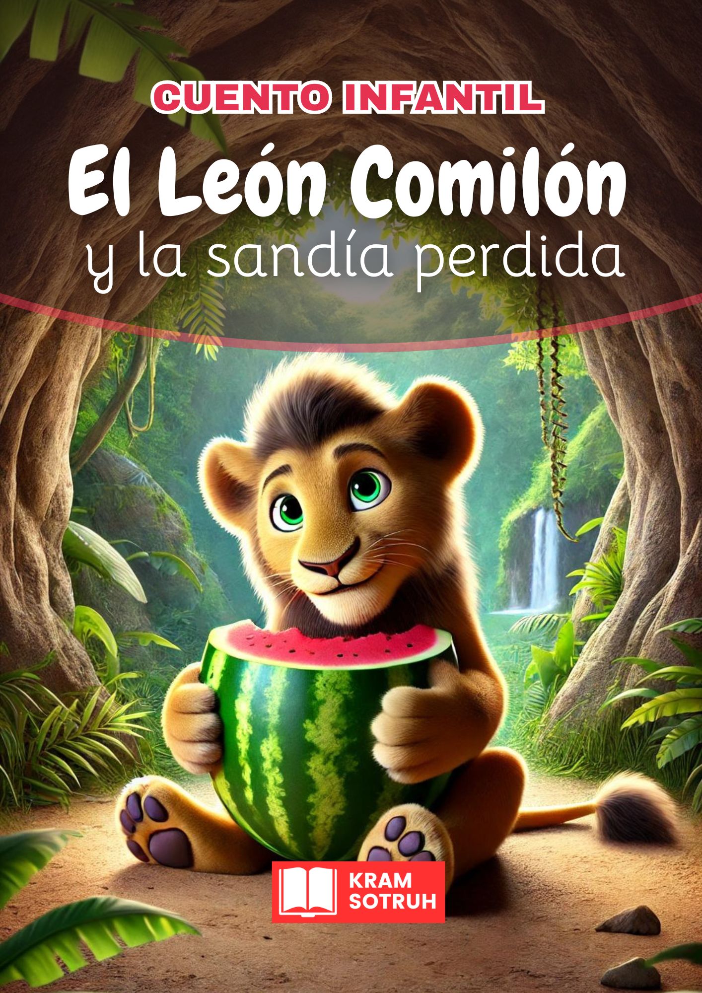 El León Comilón y la sandía perdida: Cuentos infantiles [EBOOK]